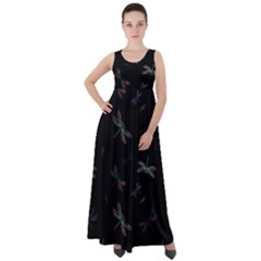 Empire Waist Velour Maxi Dress 