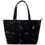 Background Pattern Dragonfly Back Pocket Shoulder Bag 