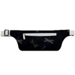 Background Pattern Dragonfly Active Waist Bag