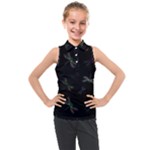 Background Pattern Dragonfly Kids  Sleeveless Polo T-Shirt