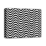 Black White Wave Pattern Wavy Water Seamless Deluxe Canvas 14  x 11  (Stretched)