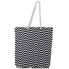 Full Print Rope Handle Tote (Large) 