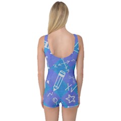 One Piece Boyleg Swimsuit 