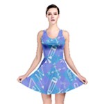 Background Abstract Texture Pattern Reversible Skater Dress