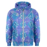 Background Abstract Texture Pattern Men s Zipper Hoodie