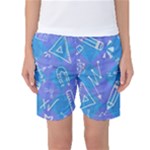 Background Abstract Texture Pattern Women s Basketball Shorts