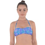 Background Abstract Texture Pattern Tie Back Bikini Top