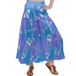 Background Abstract Texture Pattern Women s Satin Palazzo Pants