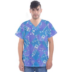 Men s V-Neck Scrub Top 