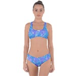 Background Abstract Texture Pattern Criss Cross Bikini Set