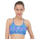 Background Abstract Texture Pattern Basic Training Sports Bra