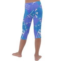 Kids  Lightweight Velour Capri Leggings  