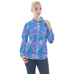 Women s Long Sleeve Pocket Shirt 