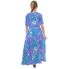 Waist Tie Boho Maxi Dress 