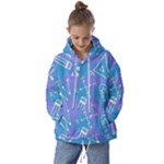 Background Abstract Texture Pattern Kids  Oversized Hoodie