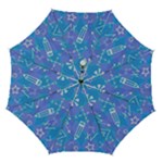 Background Abstract Texture Pattern Automatic Folding Umbrella with Case (Medium)