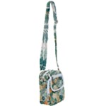 Leaves Pattern Flora Nature Shoulder Strap Belt Bag