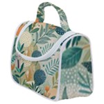 Leaves Pattern Flora Nature Satchel Handbag