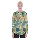 Leaves Pattern Flora Nature Womens Long Sleeve Shirt