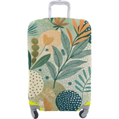 Leaves Pattern Flora Nature Luggage Cover (Large) from ArtsNow.com