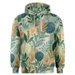 Leaves Pattern Flora Nature Men s Overhead Hoodie