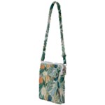 Leaves Pattern Flora Nature Multi Function Travel Bag