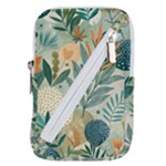 Leaves Pattern Flora Nature Belt Pouch Bag (Large)