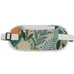 Leaves Pattern Flora Nature Rounded Waist Pouch