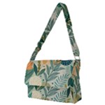 Leaves Pattern Flora Nature Full Print Messenger Bag (M)