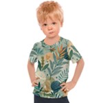 Leaves Pattern Flora Nature Kids  Sports T-Shirt