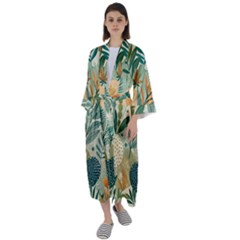 Maxi Satin Kimono 