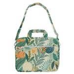 Leaves Pattern Flora Nature MacBook Pro 15  Shoulder Laptop Bag