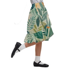 Kids  Ruffle Flared Wrap Midi Skirt 