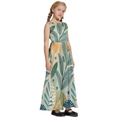 Kids  Satin Sleeveless Maxi Dress 