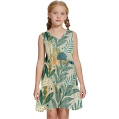 Kids  Sleeveless Tiered Mini Dress 