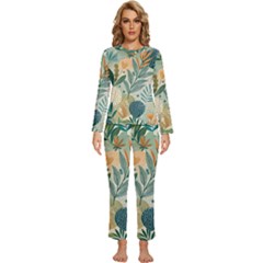 Womens  Long Sleeve Lightweight Pajamas Set 