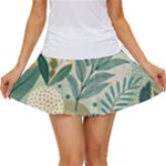 Leaves Pattern Flora Nature Women s Skort