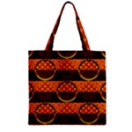 Art Pattern Design Wallpaper Zipper Grocery Tote Bag