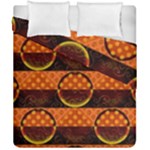 Art Pattern Design Wallpaper Duvet Cover Double Side (California King Size)