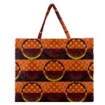 Art Pattern Design Wallpaper Zipper Large Tote Bag