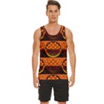 Art Pattern Design Wallpaper Men s Wide Collar Tank Top