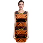 Art Pattern Design Wallpaper Classic Sleeveless Midi Dress