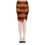 Art Pattern Design Wallpaper Midi Wrap Pencil Skirt