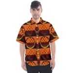 Art Pattern Design Wallpaper Men s Short Sleeve Shirt