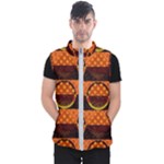 Art Pattern Design Wallpaper Men s Puffer Vest