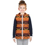 Art Pattern Design Wallpaper Kids  Hooded Puffer Vest