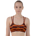 Art Pattern Design Wallpaper Line Them Up Sports Bra