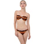 Art Pattern Design Wallpaper Classic Bandeau Bikini Set