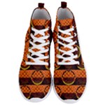 Art Pattern Design Wallpaper Men s Lightweight High Top Sneakers