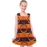 Art Pattern Design Wallpaper Kids  Cross Back Dress